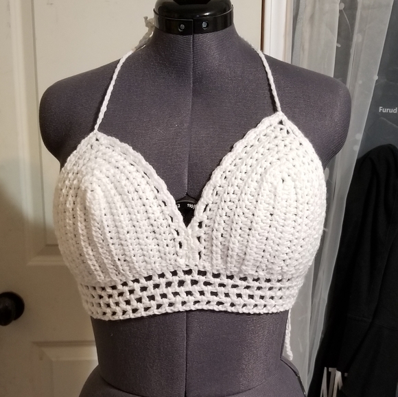 Crochet Bralette/Bikini Handmade - Picture 2 of 11